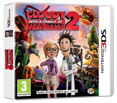 Nintendo 3DS Spiel - Cloudy with a Chance of Meatballs 2 ENGLISCH Modul
