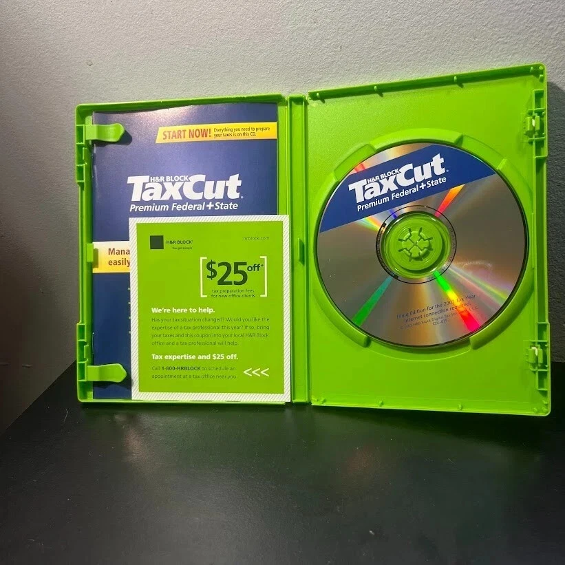 2007 H&R Block Tax Cut Premium Federal & State Taxes CD - Image 3 of 4