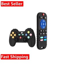 2 Pack Silicone Teething Toys for Babies 0-6 , Teethers for Babies 6-12 , Rem...