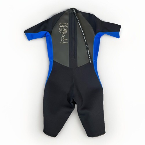 O’Neill Wetsuit Men Large Black Blue Short Sleeve 2/1 mm Shorty Hammer Back Zip - Bild 5 von 12