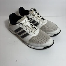Adidas Golf Shoes White With Black Accents EMG 004002 Mens Size 11