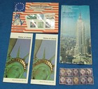 NYC Souvenir (5 Lot) Statue Of Liberty Stamps, Brouchure Empire State Building — photo 1