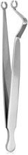 Surgical Steel Body Piercing Tool Forceps Needle Pipe Clamp Piercing Tweezer