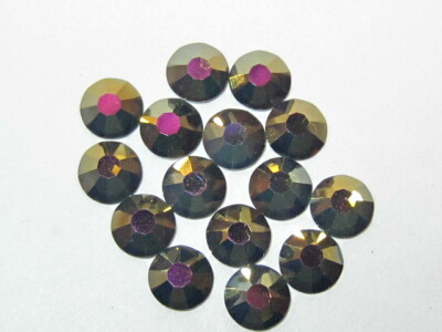20ss CHRYSOLITE OPAL IRIS MIST (maxima)  FLAT BACK PRECIOSA Rhinestones 72pcs