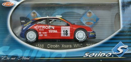1/43 Solido 1588 Citroen Xsara WRC 2003 Monte Carlo Rally #3 Loeb & Elena New - Picture 1 of 5