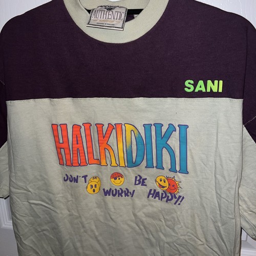 Rare Vintage Sani Beach - Chalkidiki, Greece "Don't Worry, Be Happy" T-Shirt - L - Bild 10 von 11