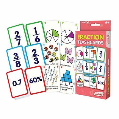 Junior Learning Fraction Flashcards, Multi 856258003894 | eBay Junior Learning Fraction Flashcards, Multi 856258003894 | eBay