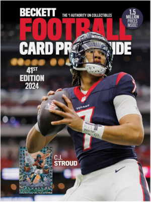 New 2024 Beckett Football Card Annual Price Guide 41st Edition, C.J. Stroud