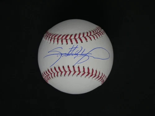 SAMMY SOSA SIGNED OFFICIAL MAJOR LEAGUE BASEBALL WITH JSA COA