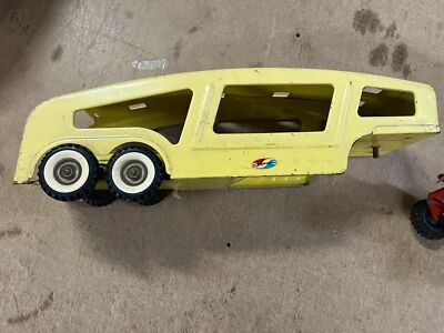 Vintage 1966 Made In USA Structo Toys Turbine Car Carrier Truck