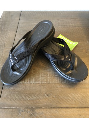 crocs capri v sequin black