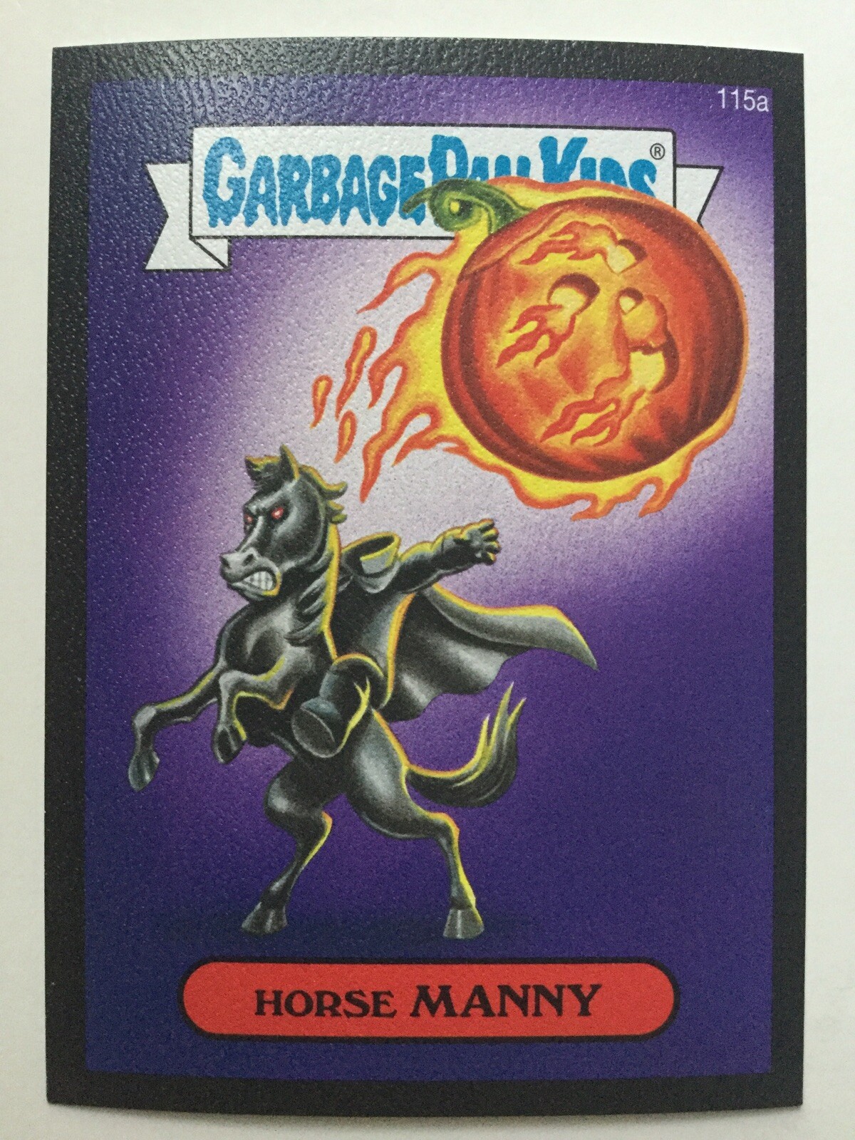 2014 Topps Garbage Pail Kids Series 2 Canvas #115a Horse Manny front