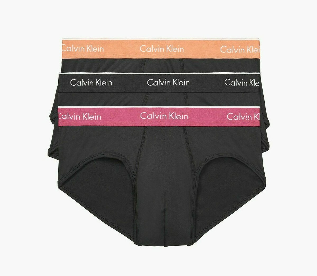 calvin klein men's underwear micro plus 3 pack hip briefs