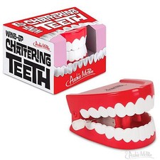 Wind-Up Chattering Teeth - Novelty Fun Gag Gift