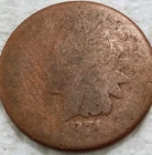 1874 Indian Head Cent Penny 1C # - G/AG - #10419