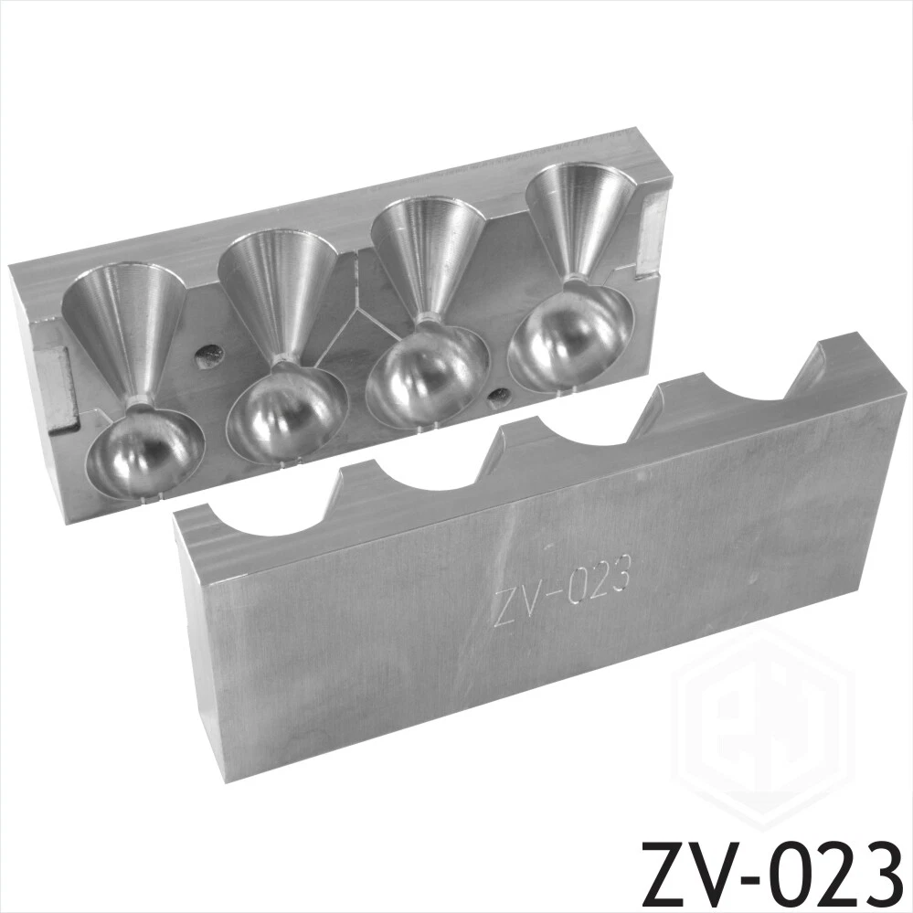 Hágalo usted mismo Bola de Pesca de Mar Barco Pesas Molde CNC Aluminio 4oz <7...