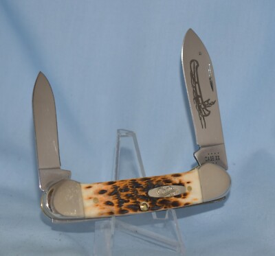 CASE XX BONE CANOE KNIFE 62131 8 DOT 2022 ''CARBON STEEL  ''NEAR MINT!!