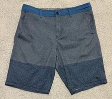 Oneill Hybrid Mens Swim Outdoor trunks Size 36 Colorblock Belt Loops 10" inseam