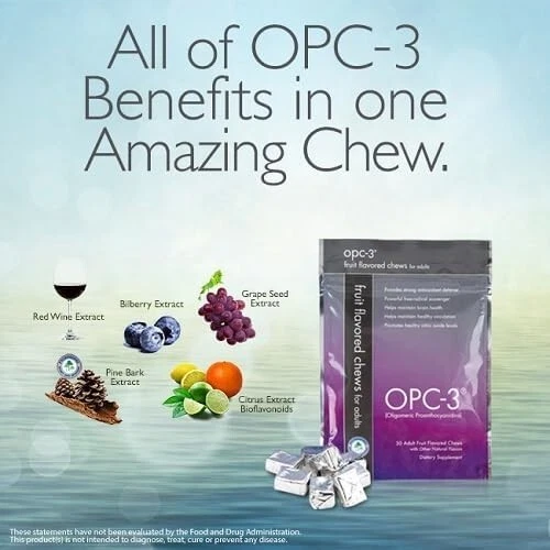 OPC-3 Isotonix Chews - Antioxidant Supplement - Grape Seed Extracts 30 Servings - Image 2 of 4
