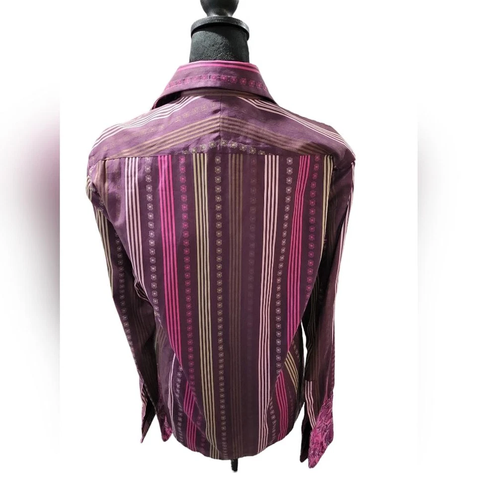 Camisa Ted Baker con cuello abotonado para hombre talla 15/38 con puños abatibles muñecas Foto 2 de 4