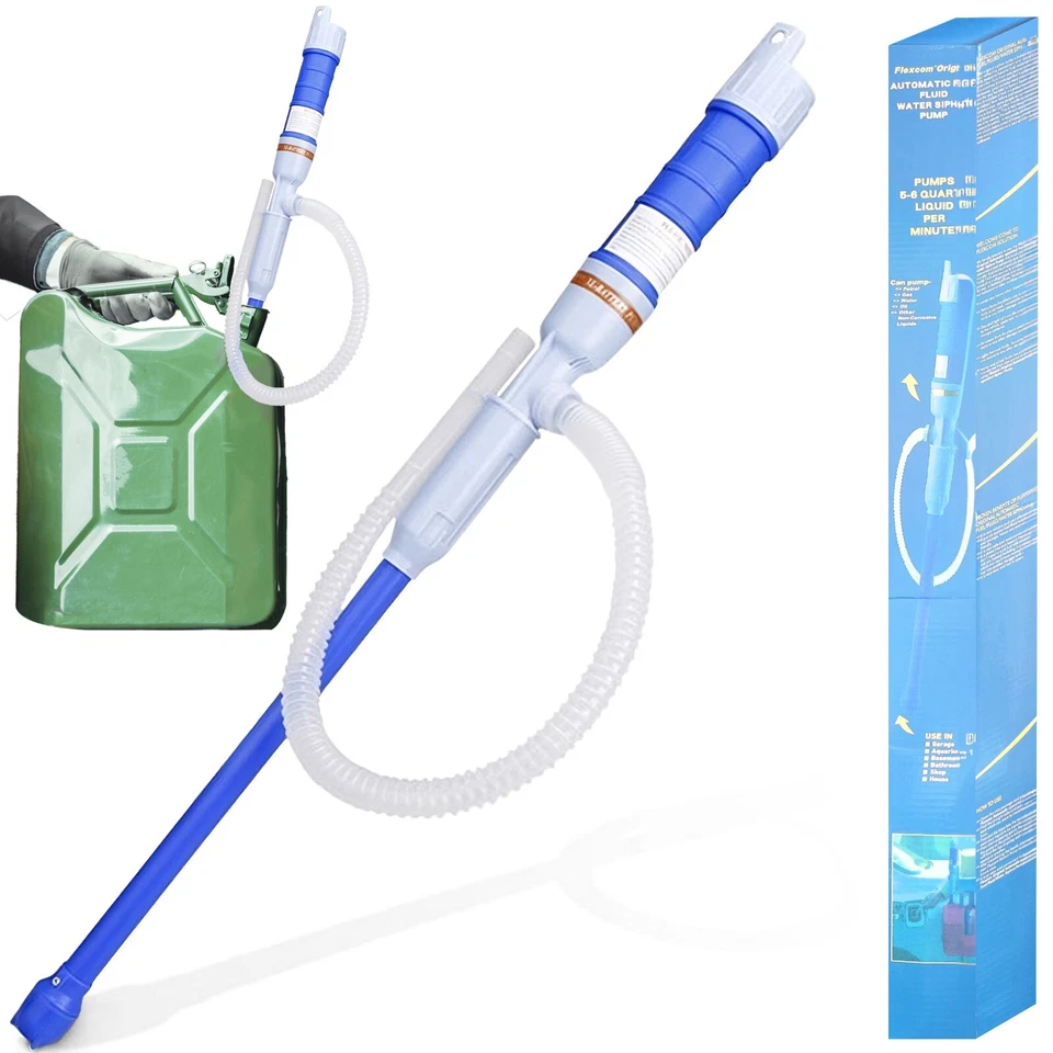 Fasspumpe Kanisterpumpe Elektrische Handpumpe Pumpe für Wasser Benzin Diesel - Bild 2 von 4