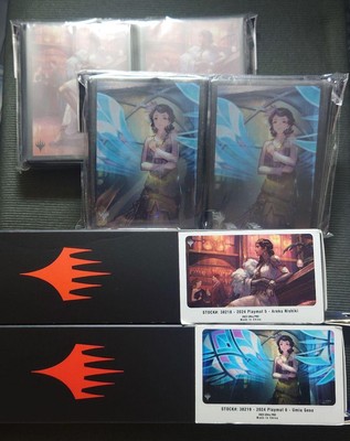 MTG Giada, Font of Hope & Elspeth Resplendent sleeve Plymat Complete SET 
