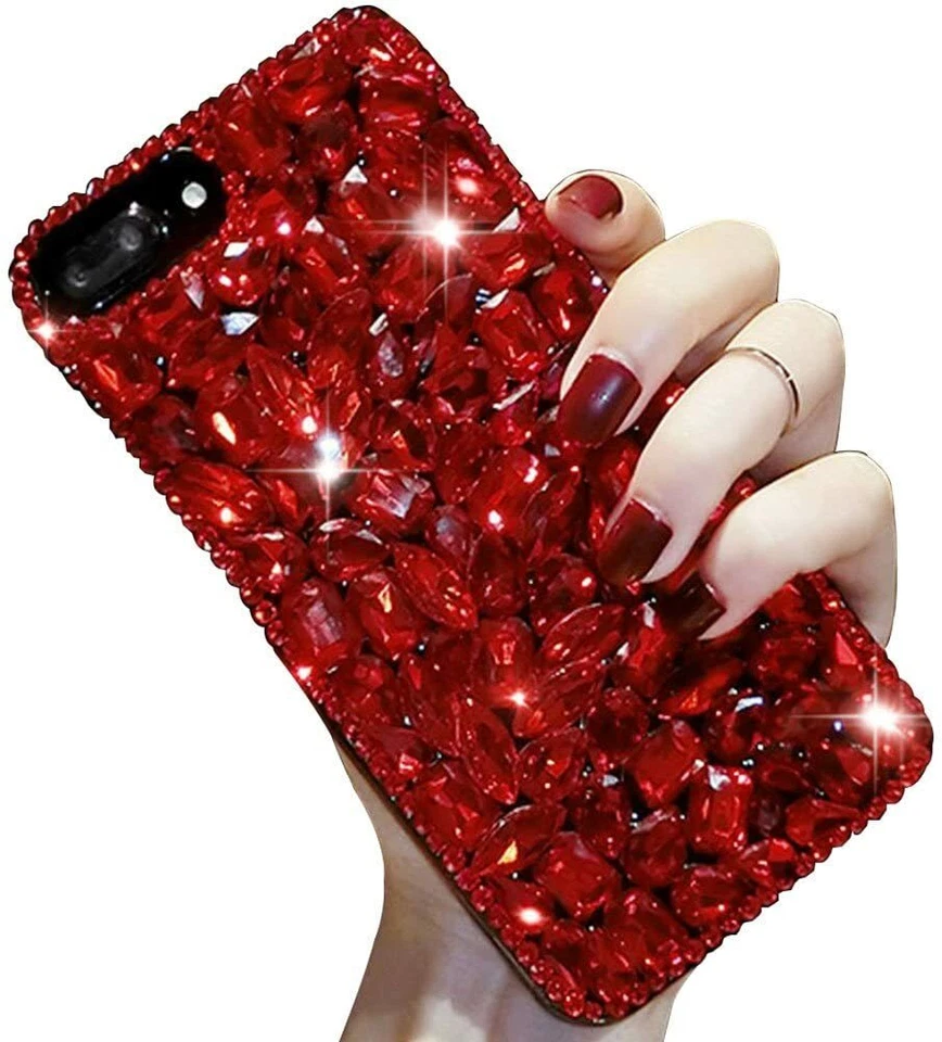 Capa telefone cristal brilhante brilho brilho diamante luxo Bling Glitter luxo para LG Stylo5/K30 - Imagem 2 de 4
