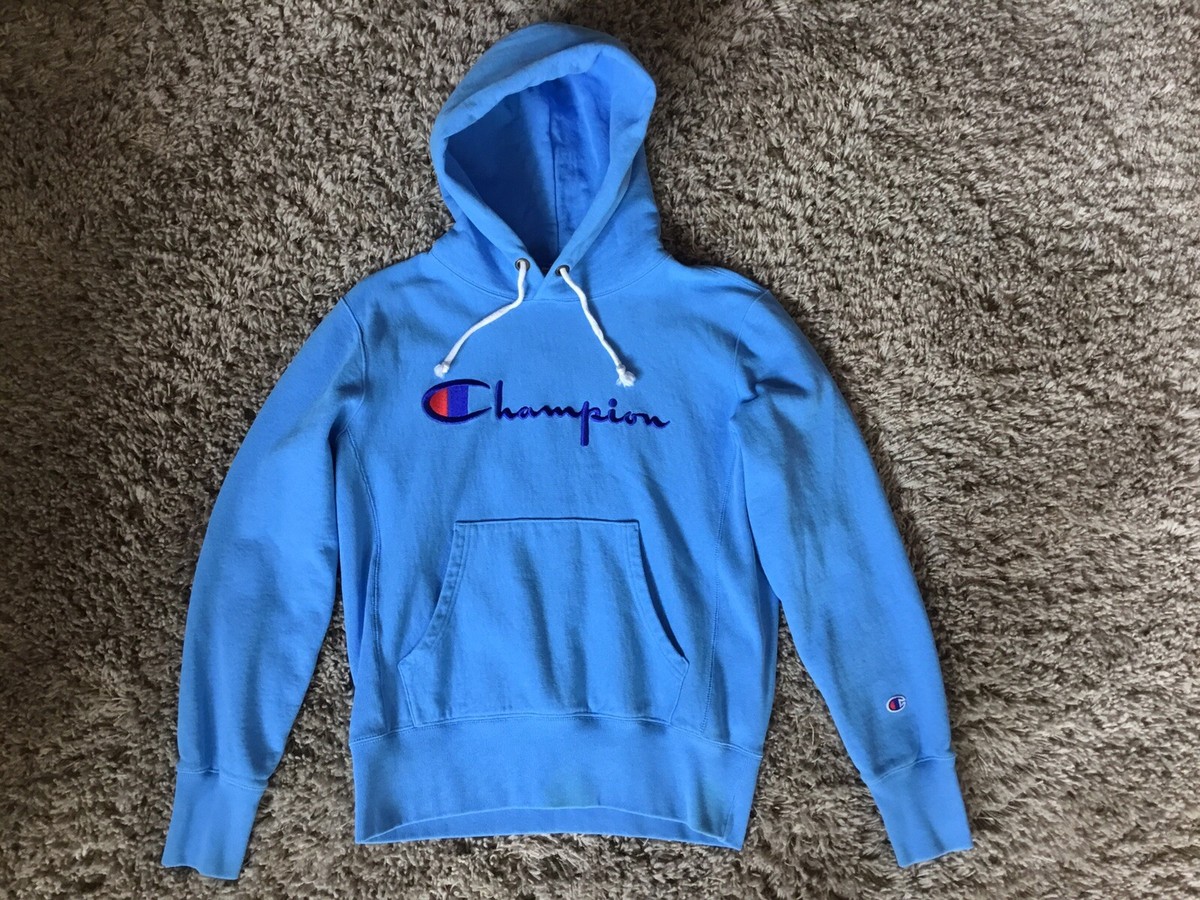 チャンピオンChampion Reverse Weave Warmup XL Vtg Champion Reverse Weave Warmup Hoodie Sweatshirt Blue