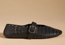 Jeffrey Campbell Mary Jane Shelly Flat Size 6