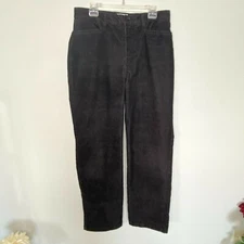 FDJ French Dressing High Rise Black Corduroys - Women's Size 16