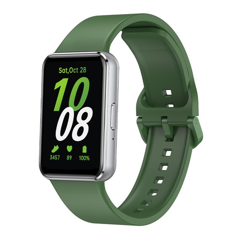 Silicone Watch Strap for Samsung Galaxy Fit3 (SM-R390) Sports Wristband Bracelet - Picture 21 of 24