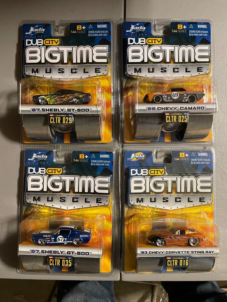 JADA, DUB CITY, 1:64, LOT OF 4 CARS, ALL 4 ARE IN MINT CONDITION