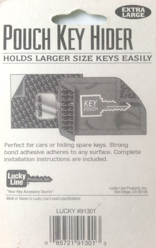 Lot of 2 Extra Large Pouch Key Hider - Adhesive -Holds Larger Size Keys - New - Picture 5 of 8