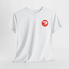 Food Dash Delivery Unisex Tee Door Restaurant Worker Shirt Front & Back Print