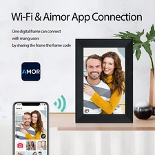 10-Inch Digital Smart Picture Frame with WiFi, HD IPS Screen, 32GB Storage