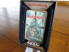 IRON MAIDEN ACES HIGH ZIPPO LIGHTER MINT IN BOX