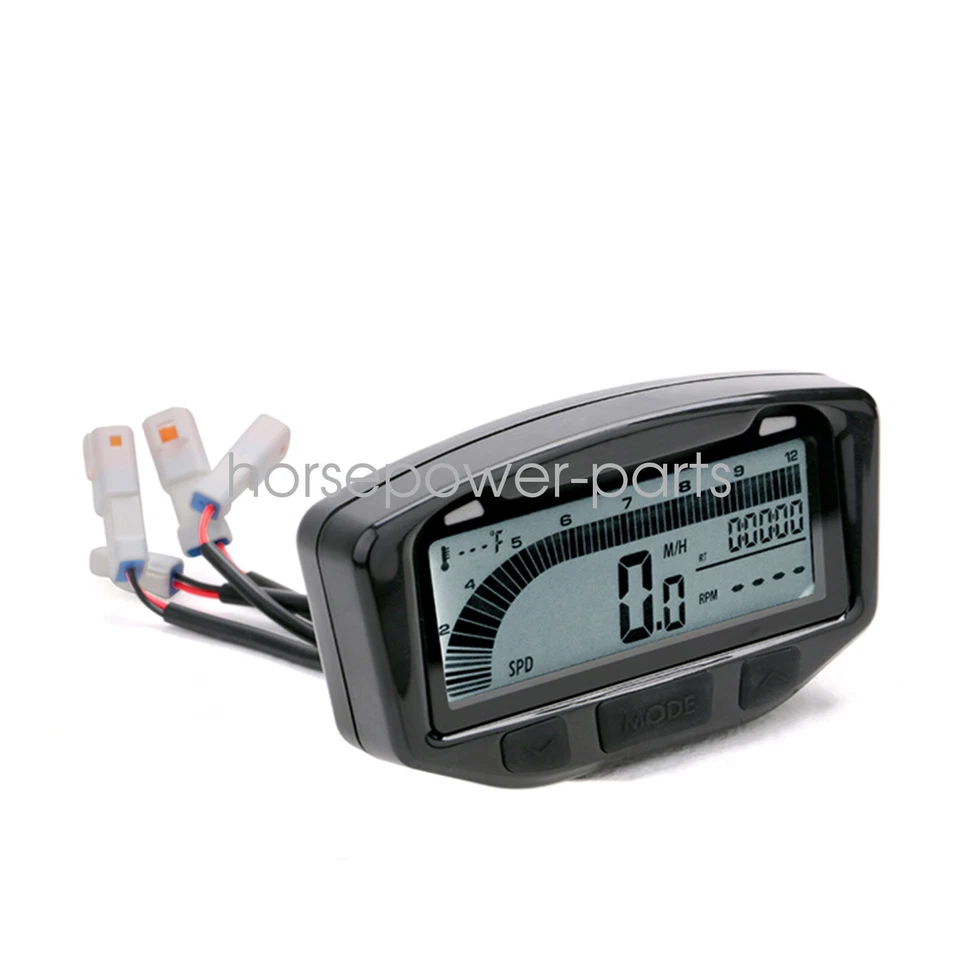 Kit de temperatura velocímetro velocímetro 752-119 para Honda Yamaha Suzuki 1995-2019 Foto 2 de 4