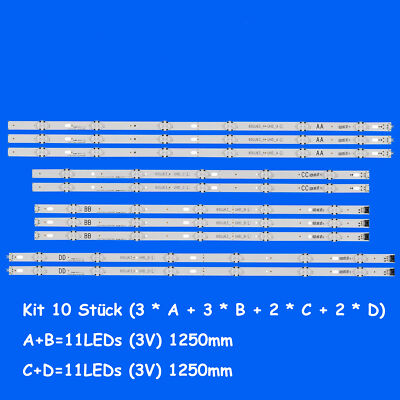 LED-Streifen für LG 60'' TV 60UJ63 60UJ63_UHD_A 60UJ6300-UA 60UJ6050-UA 60UJ6500