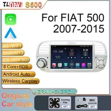 For Fiat 500 2007-2015 Android Auto Car Radio Multimedia Player GPS Navi Carplay