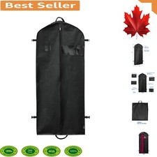 Durable 60-Inch Garment Bag for Travel and Storage - Breathable Material
