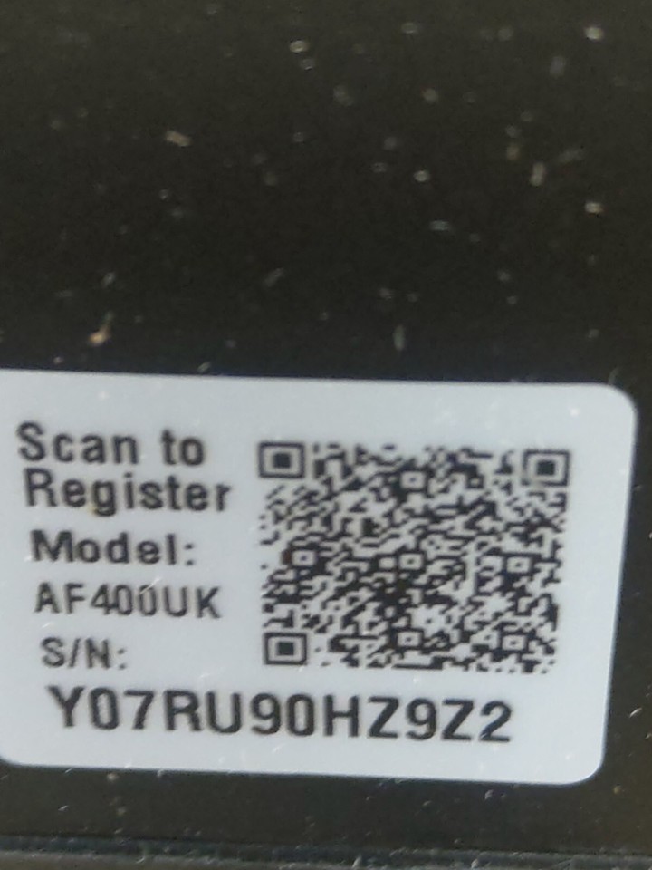 Ninja Foodi MAX 9.5L Dual Zone Air Fryer AF400UK BLACK READ