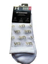 Under Armour. UA Assorted Novel Cushioned Crew Socks 3Pk, Mens 8.5-13