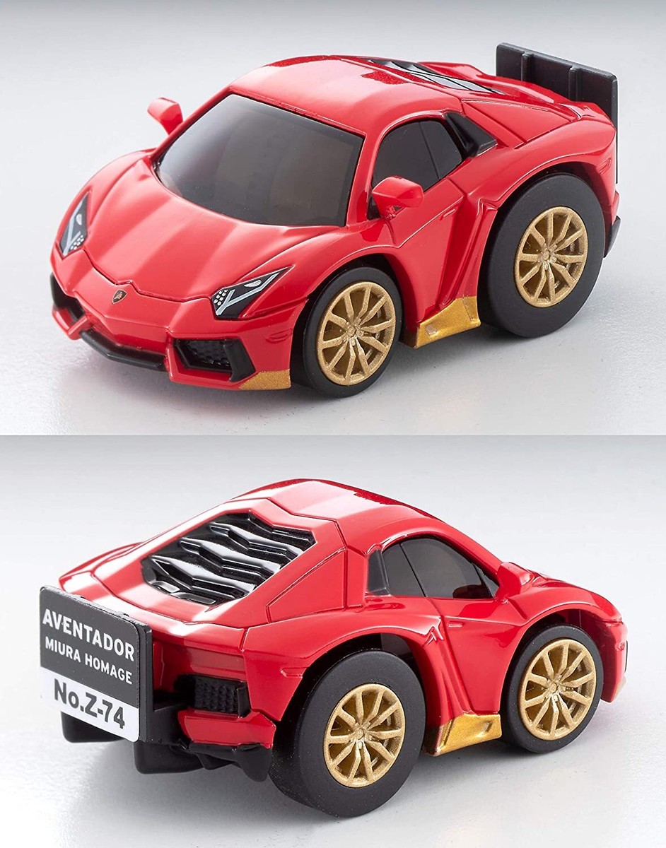 Choro-Q zero Z-74a Lamborghini Aventador Miura homage red Penny
