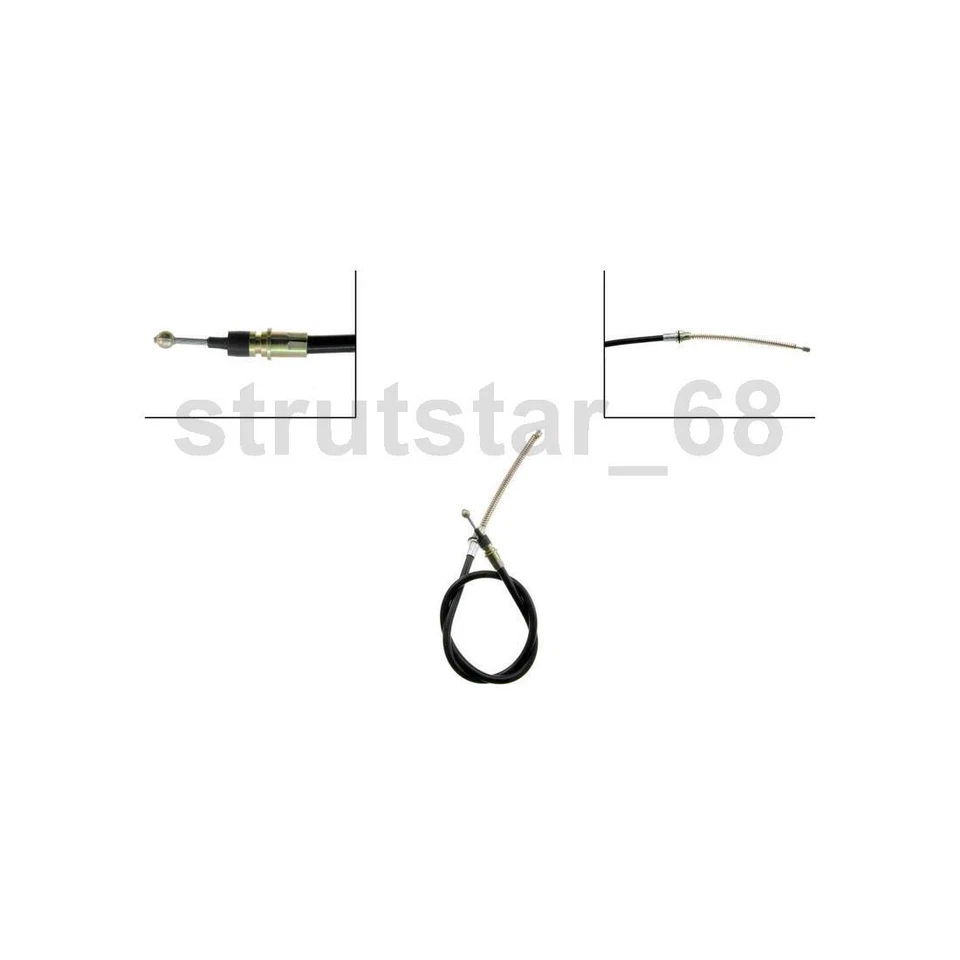 3 cables de freno de estacionamiento delanteros traseros para camioneta Chevrolet C10 4,1 L 5,0 L 4,8 L 3,8 L Foto 2 de 4