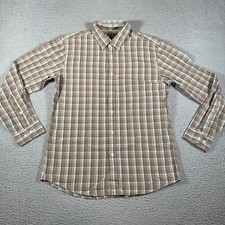 Eddie Bauer Shirt Men's Medium Classic Fit Button Down Multicolor Long Sleeve