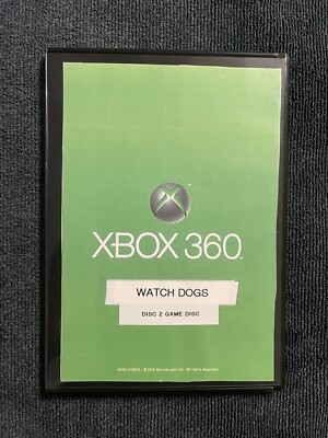 Watch Dogs (Microsoft Xbox 360, 2014) Disc 2 Game Disc Only