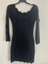 JUMP Elegant Black Lace Dress