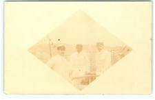 S02-8602, MILITARY OFFICERS, REAL PHOTO POSTCARD