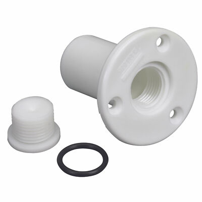 Moeller 020303-10 Marine Transom Drain Tube w/ Plug