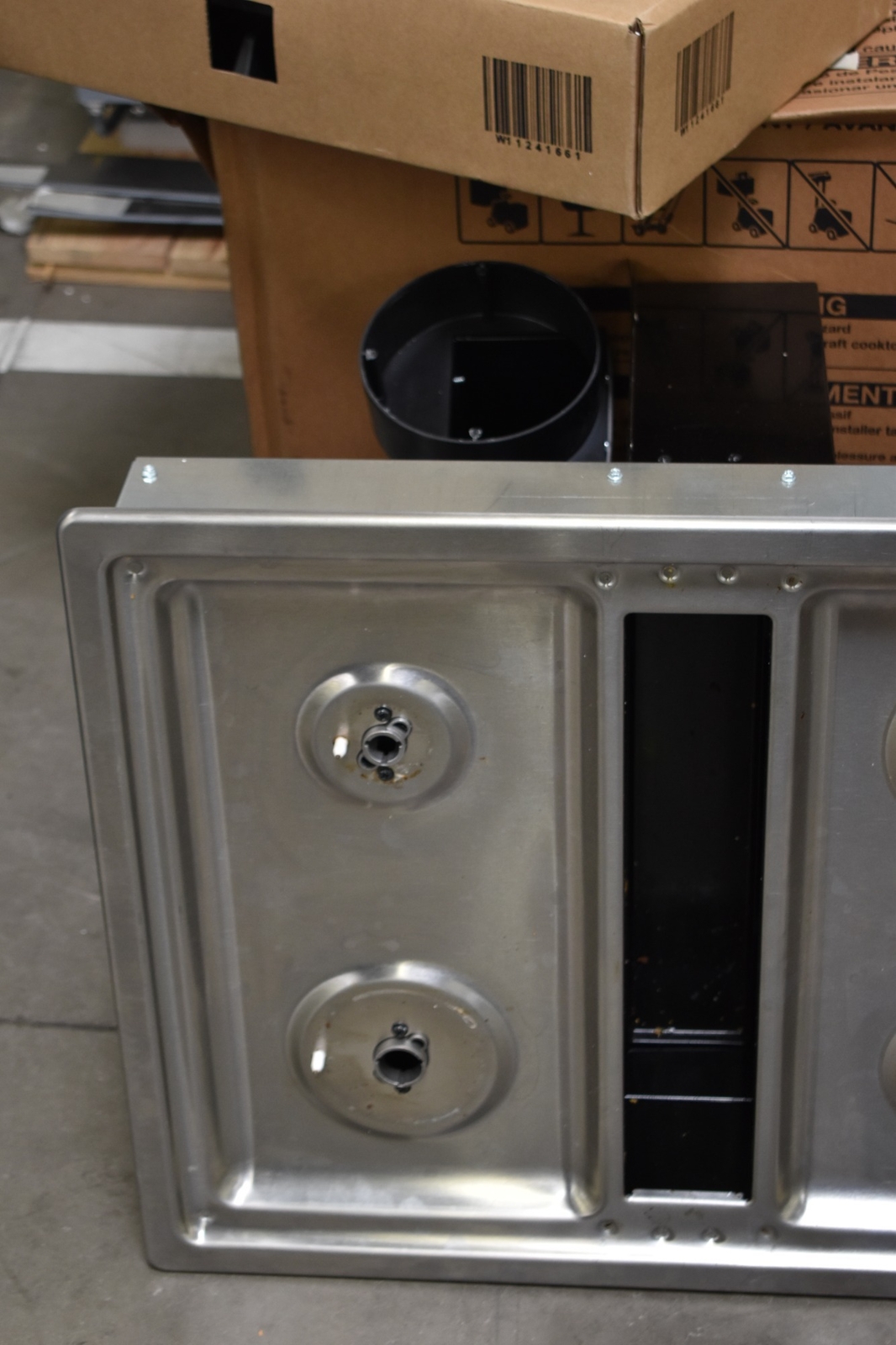 KitchenAid KCGD500GSS 30" Stainless 4 Burner Downdraft Gas Cooktop 132476 eBay